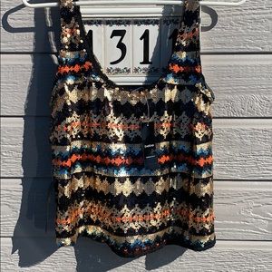 Bebe sequin shirt